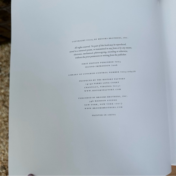 Brooks Brothers Generations of Style book - by John Cooke 2003 Soft Cover - Picture 3 of 3